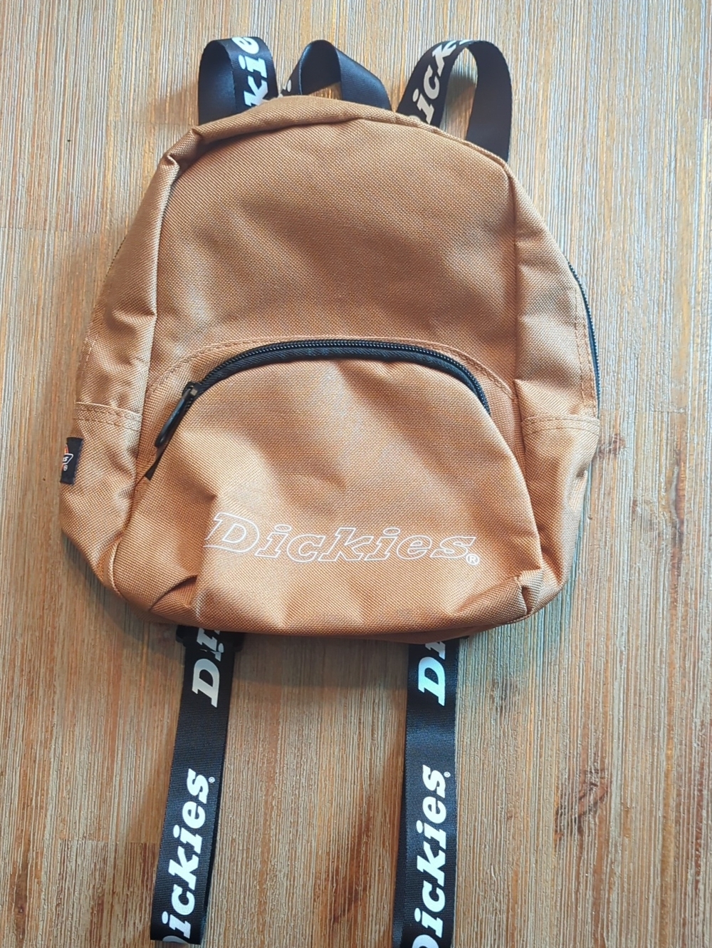 Dickies Caramel Brown Mini Backpack with Branded Straps